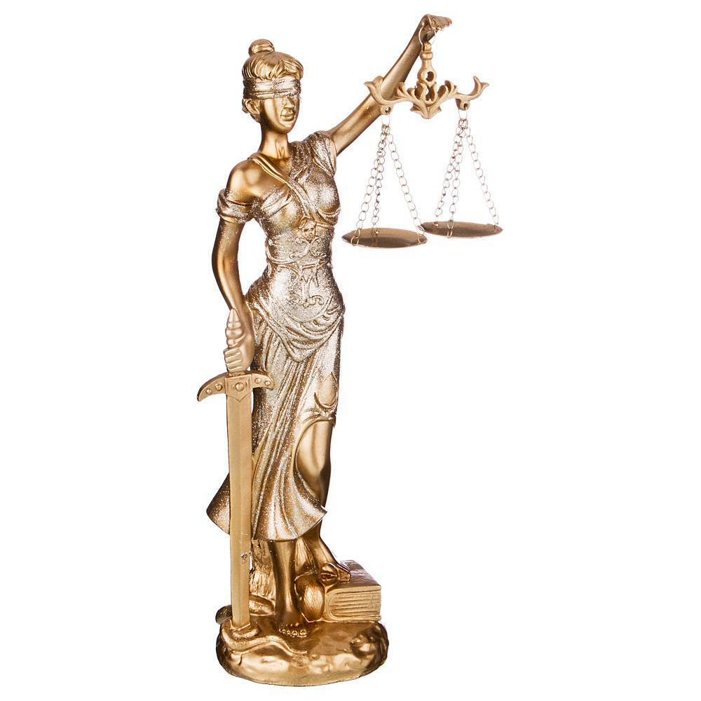 ФИГУРКА "ФЕМИДА" 12*8*32 СМ. СЕРИЯ "МАХАРАДЖИ" 146-1102 Lefard