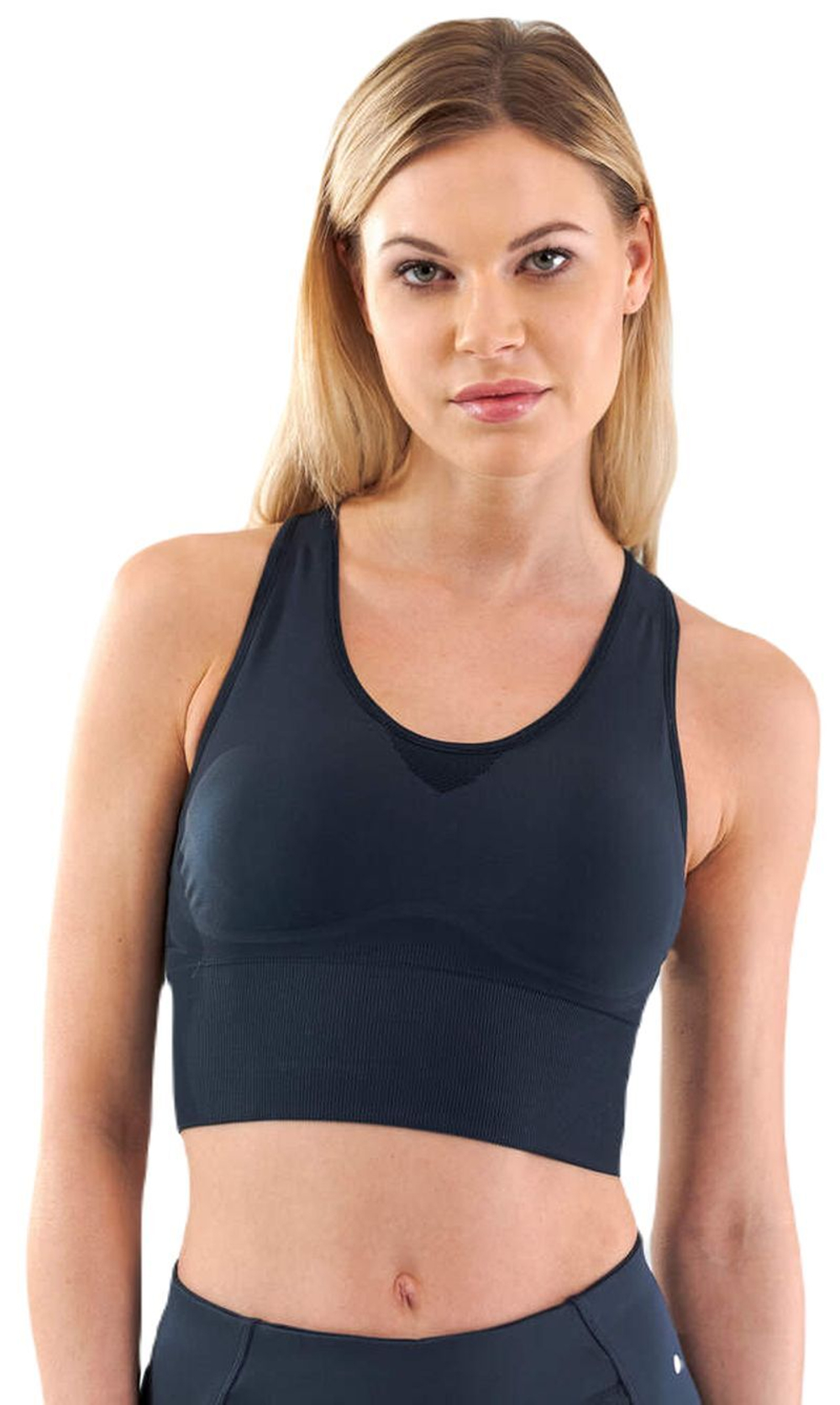 ТОП теннисный Head Flex Seamless Bra - black