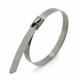 Хомут стальной с полимерным покрытием СКС-П (304) 4,6х350 (Fortisflex) КВТ арт. 74934