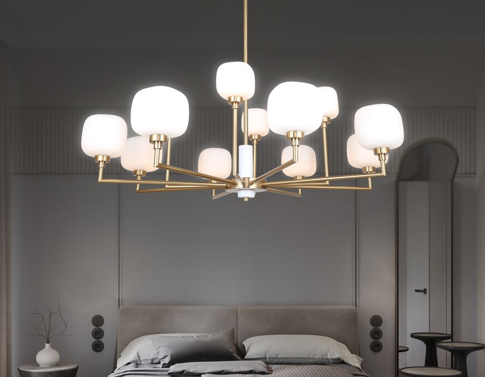 Ambrella Люстра на штанге с мрамором Ceramo Modern LH53019