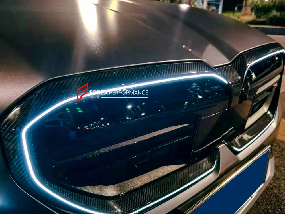 Карбоновая решетка радиатора для BMW 5 серии G60 G68 2023+ БМВ