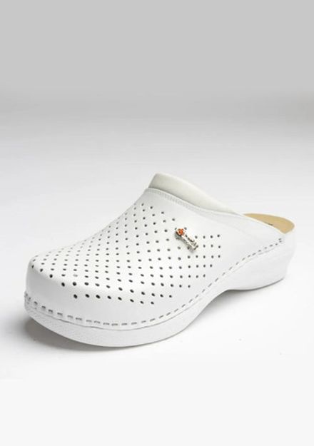 Сабо женские LEON medikal (белый) MED100W