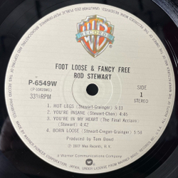 Винтажная виниловая пластинка LP Rod Stewart Foot Loose And Fancy Free (Japan 1981) (Obi)
