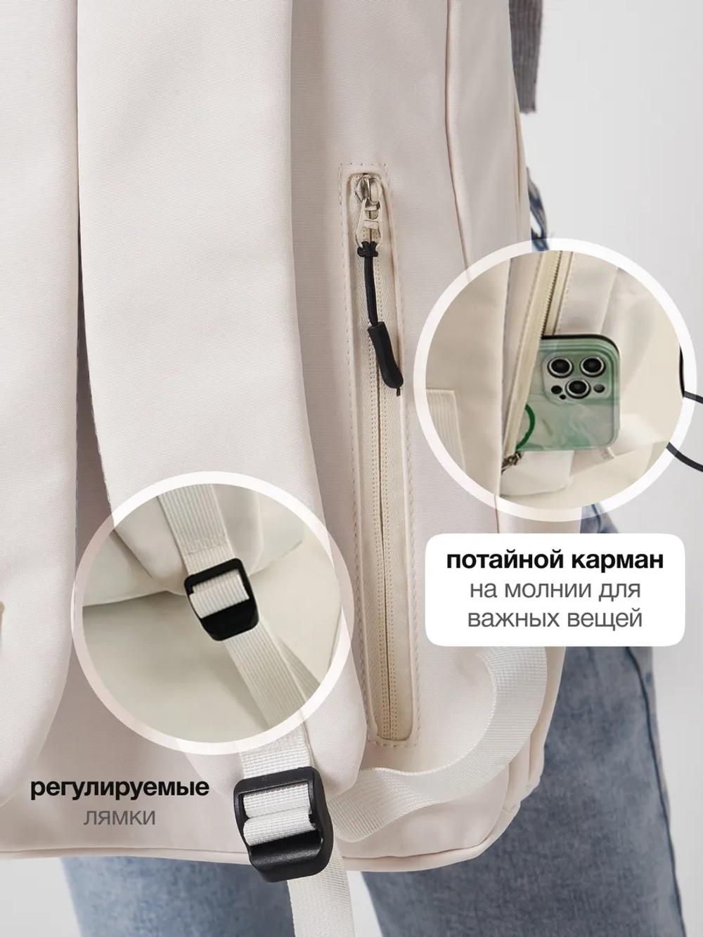 Рюкзак школьный универсальный городской повседневный