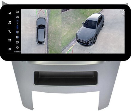 Магнитола для Subaru Legacy 5, Outback 4 2009-2014 (правый руль) - Teyes LUX ONE 360 монитор 12.3" 2K QLED на Android 10, 6+128Гб, CarPlay, 4G SIM-слот, 4 камеры в комплекте