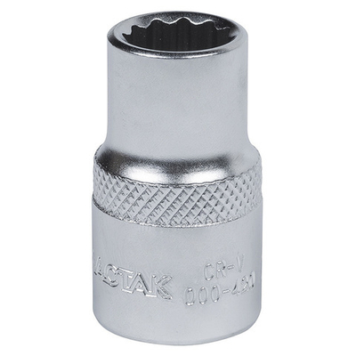 МАСТАК (000-42008) Головка торцевая стандартная двенадцатигранная 1/2", 8 мм