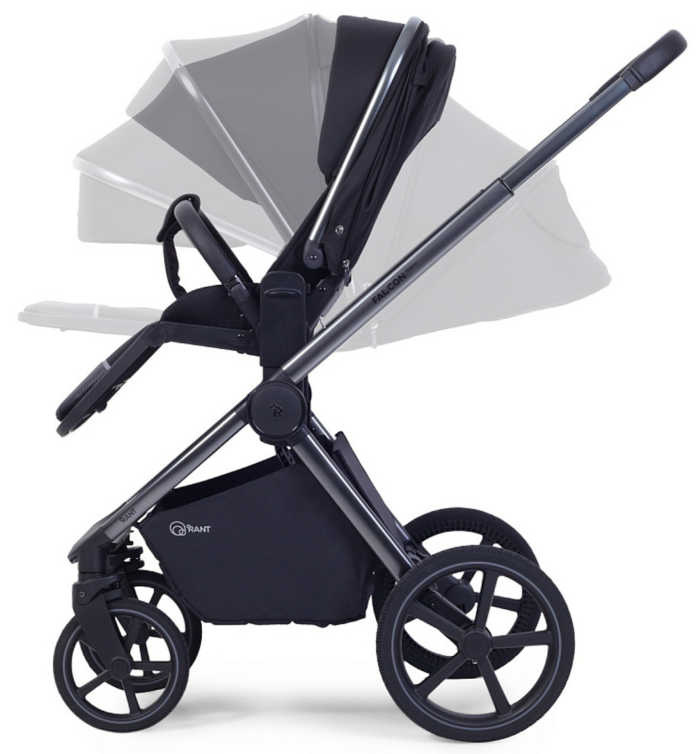 Детская коляска Rant Falcon Soft Therm 2 в 1 Black