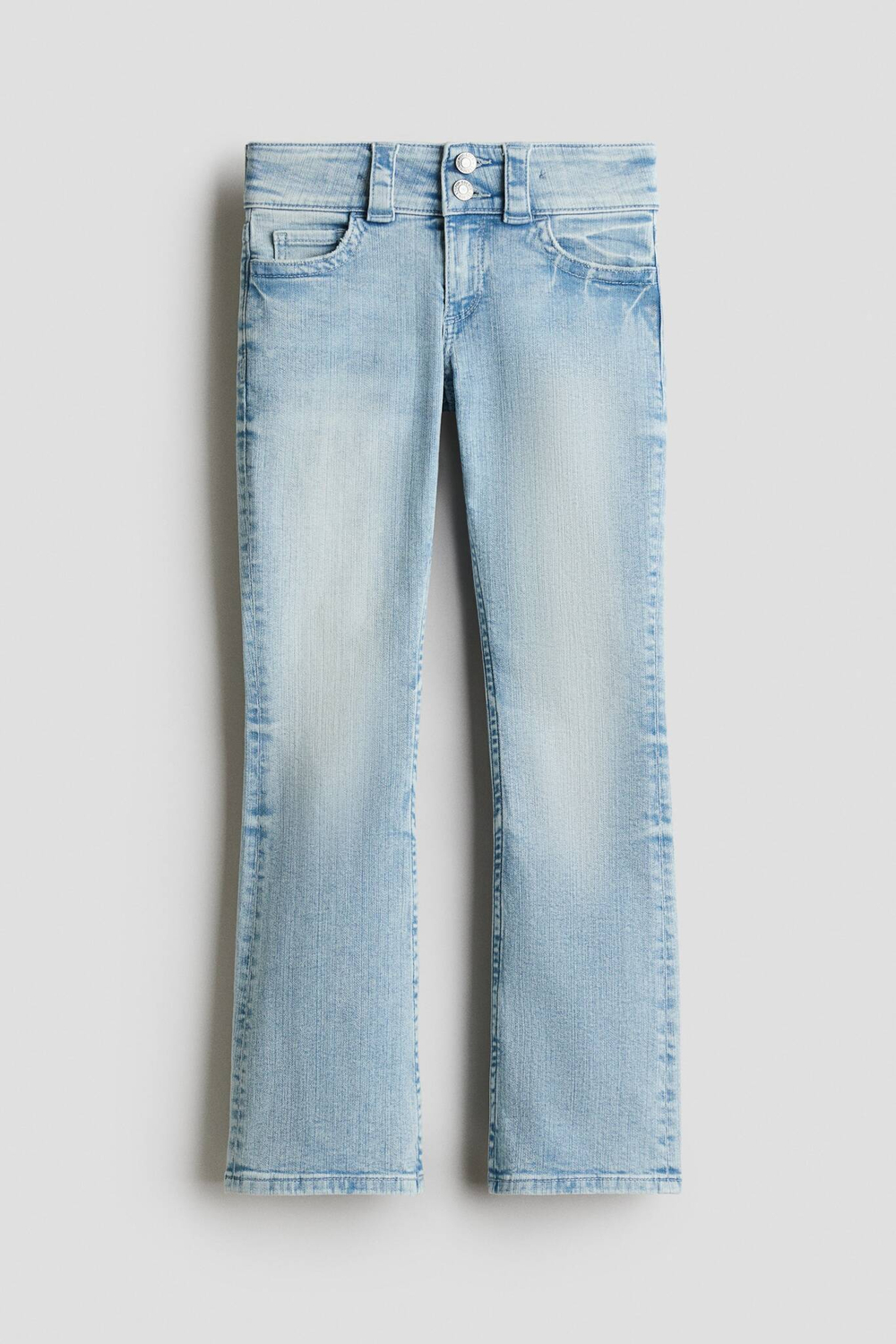 H&M Джинсы Bootcut Leg Low, голубой