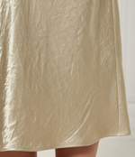 Сатиновая юбка BOSS BLACK - бежевый(50524006)