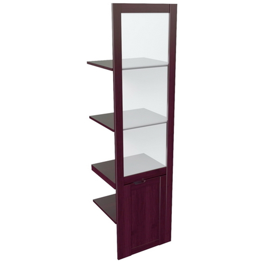 Наполнение одностворчатого шкафа со стеклом ПРИНСТОН