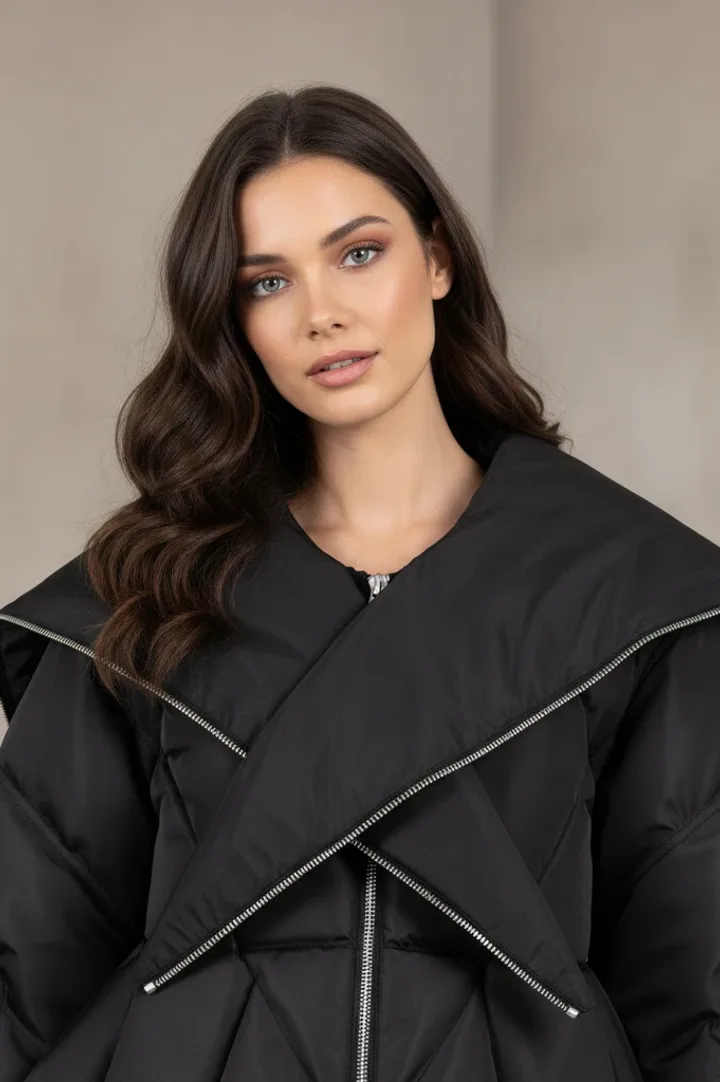 Женский короткий пуховик «DIVAS»