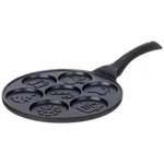 СКОВОРОДА AGNESS «ЗИМНЯЯ ЗАБАВА» ДЛЯ ОЛАДИЙ С АНТИПРИГАР.ПОКРЫТИЕМ ДИАМЕТР=26.5 СМ.(КОР=6ШТ)