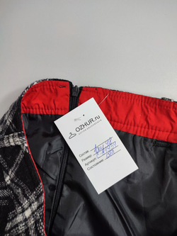 Юбка в клетку 48 размер