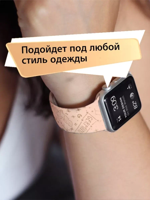 Ремешок для Apple watch 38 40 41 мм силиконовый браслет