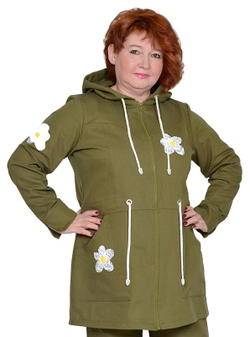 Жакет джинсовый Луговые цветы