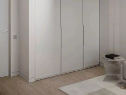 Скрытый плинтус усиленный Strong черный матовый, 3000x13,1x80 мм