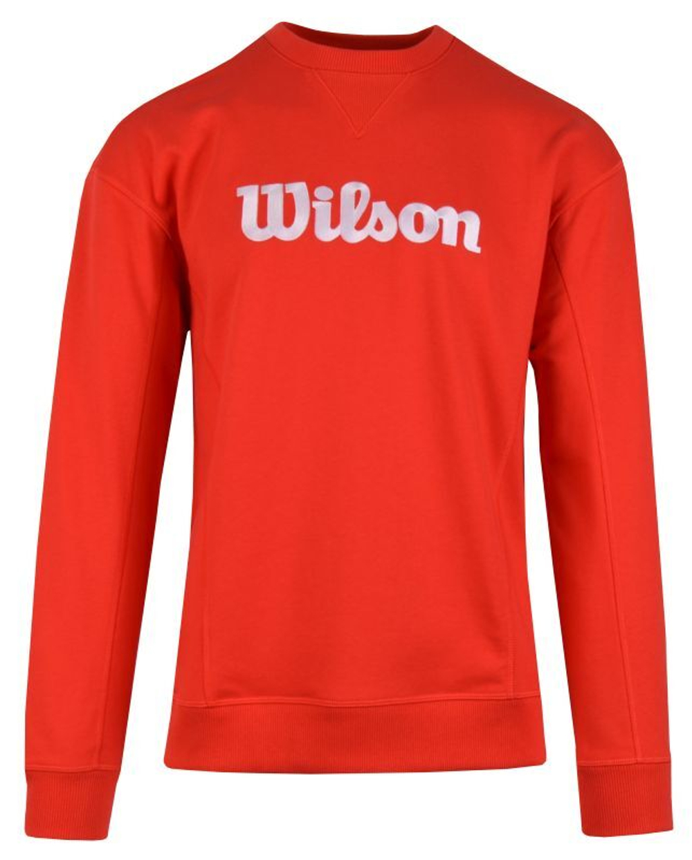 Мужская теннисная кофта Wilson Team Script Crewneck - красный