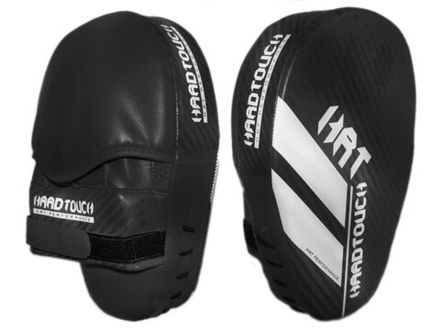 Лапа боксёрская прямая HARD TOUCH. Цвет: чёрный.