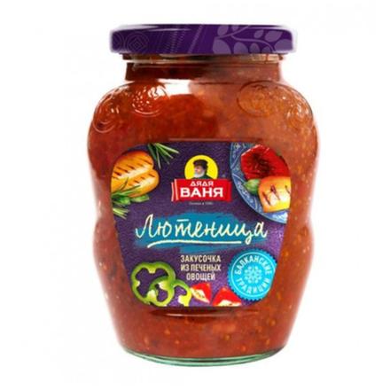 Закусочка Лютеница Дядя Ваня 370 гр