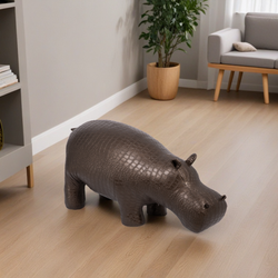 Банкетка Пуф Бегемот Коричневый малый