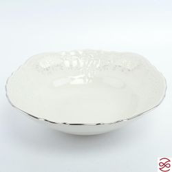 Салатник Bernadotte Платиновый узор Be-Ivory 23 см