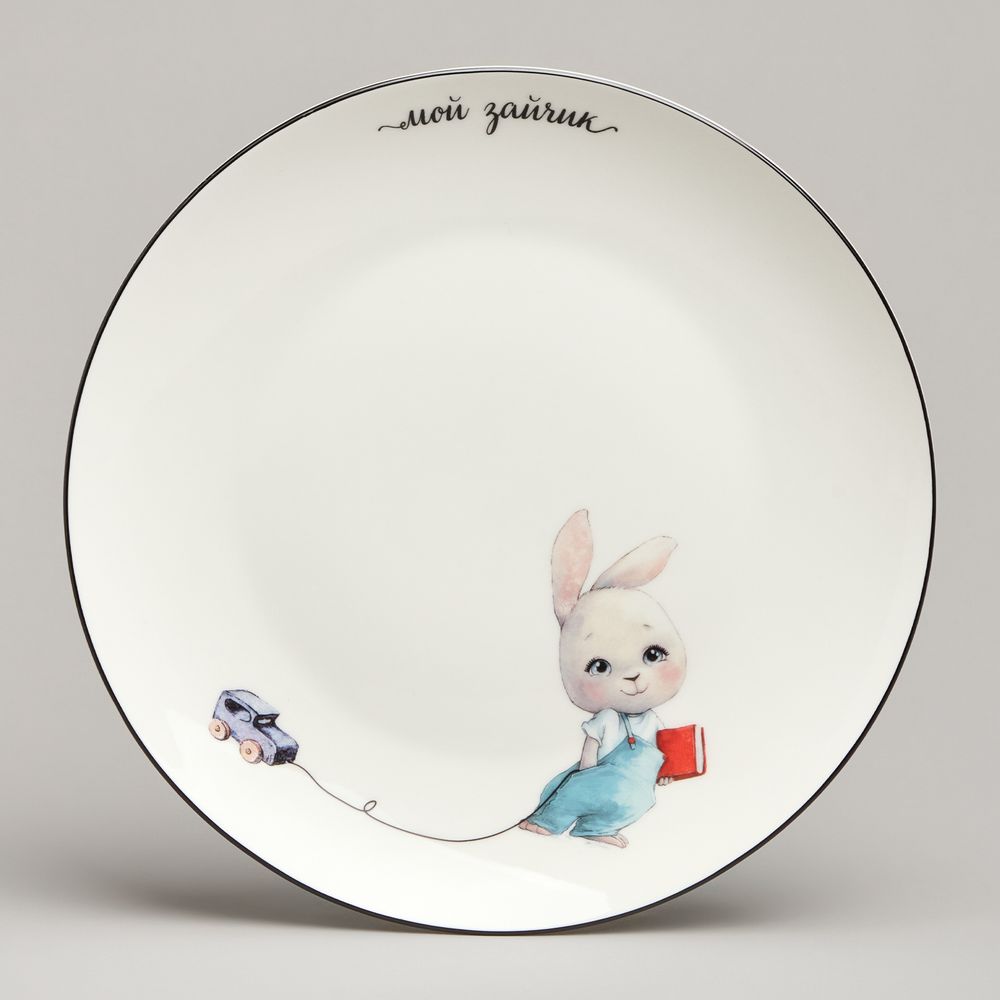 НАБОР ПОСУДЫ LEFARD МОЙ ЗАЙЧИК, 3 ПР.: САЛАТНИК 470МЛ, ТАРЕЛКА 20СМ, КРУЖКА 220МЛ