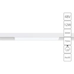 Магнитный трековый светильник Arte Lamp LINEA