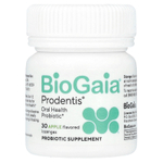BioGaia, Prodentis®, пробиотик для здоровья полости рта, яблоко, 30 пастилок