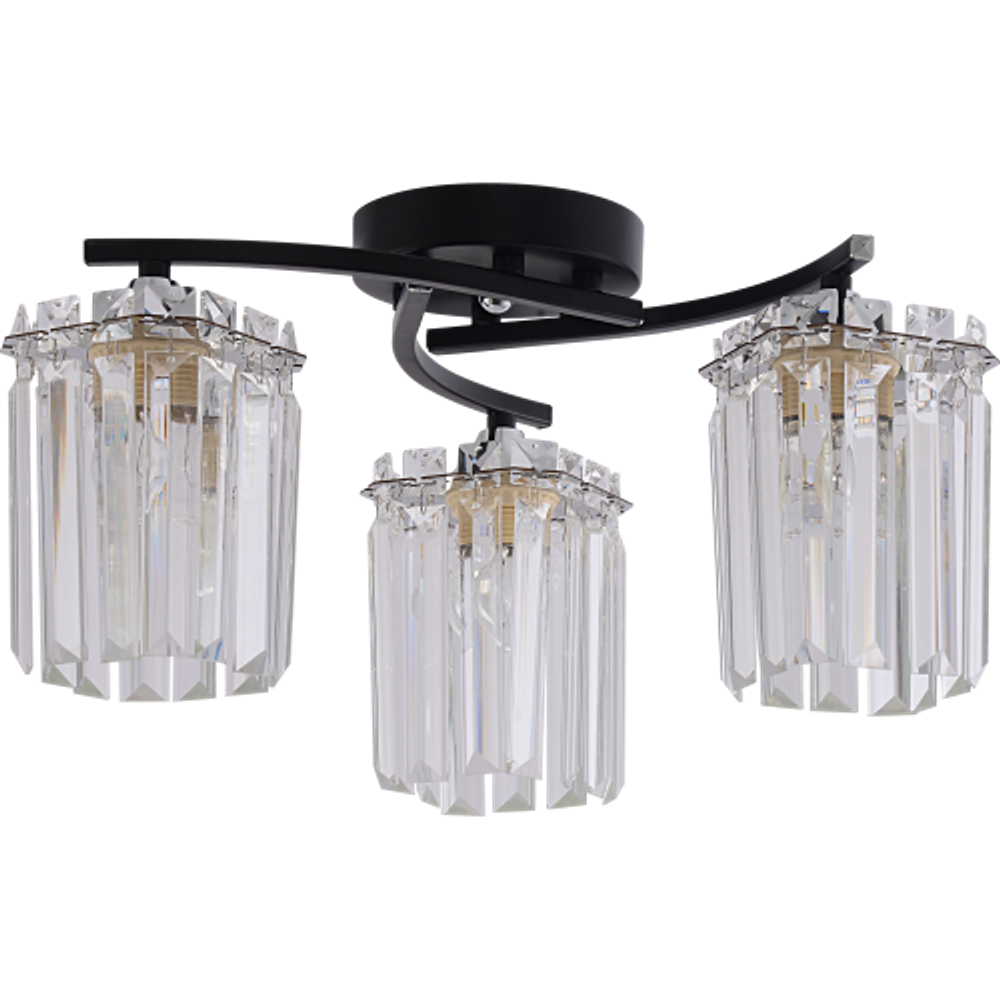 Люстра Rivoli   1062-303 3хЕ27 60 Вт хрусталь