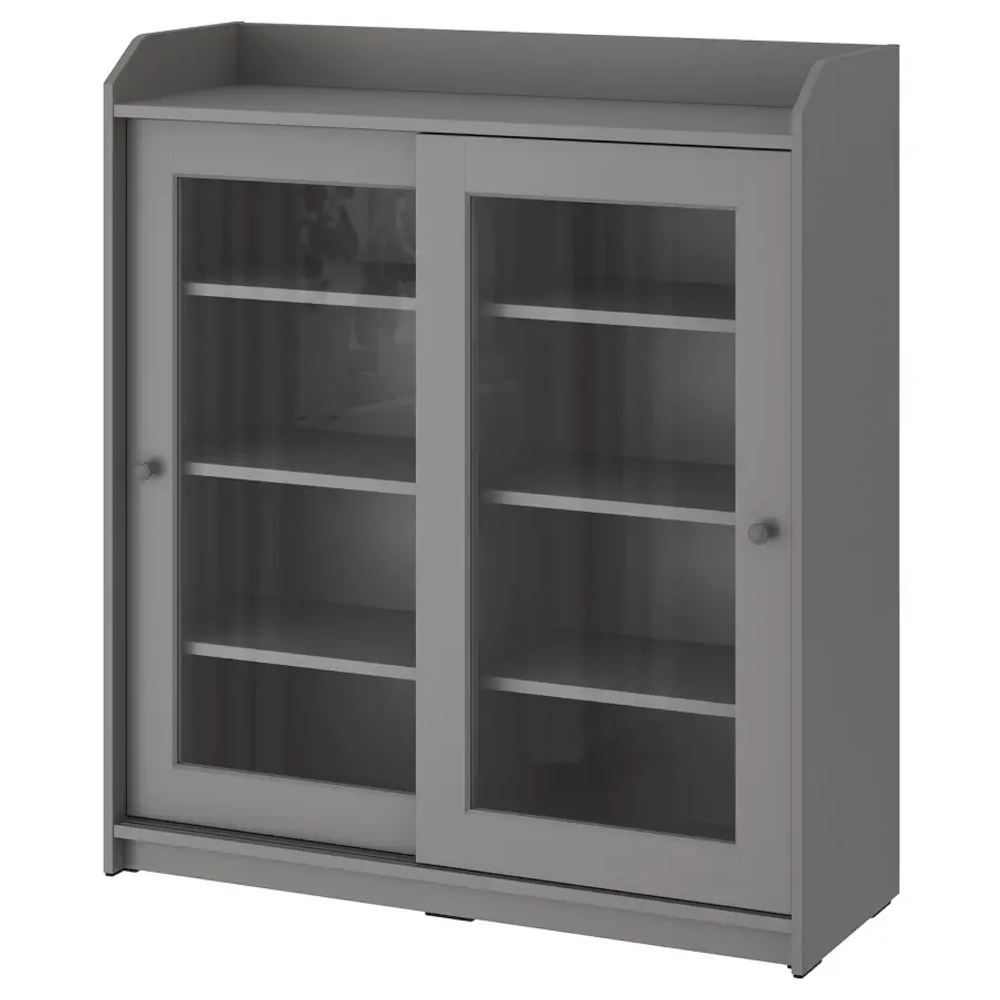 Шкаф - HAUGA IKEA/ ХАУГА ИКЕА, 105x116х36 см, темно-серый