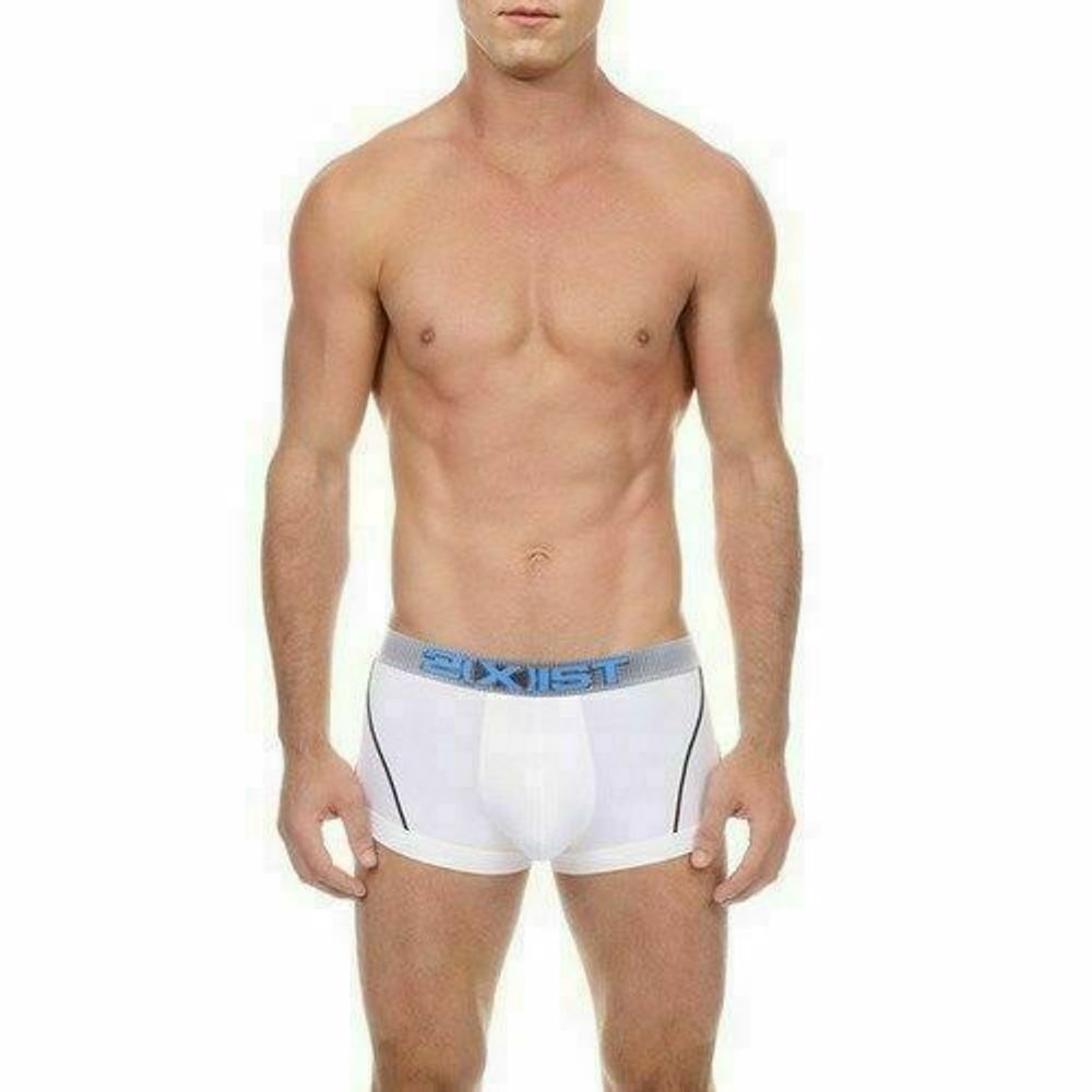 Мужские трусы Боксеры белые 2xist oblique stripes Boxer white