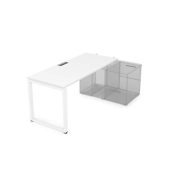 СПН-О.985 Стол системы БЕНЧ прямолинейный,для крепления на тумбу, начальный (1800*800*750)