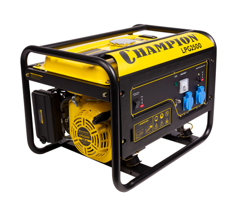 Генератор бензин/газ Champion (2,0/2,3кВА, 36кг)