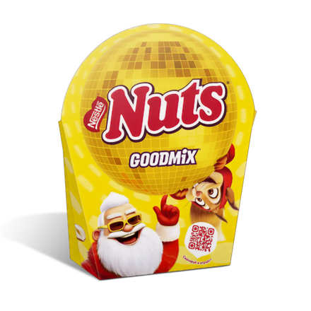 Набор сладостей новогодний NUTS Новогодний диско-шар (Кор) 414,9г