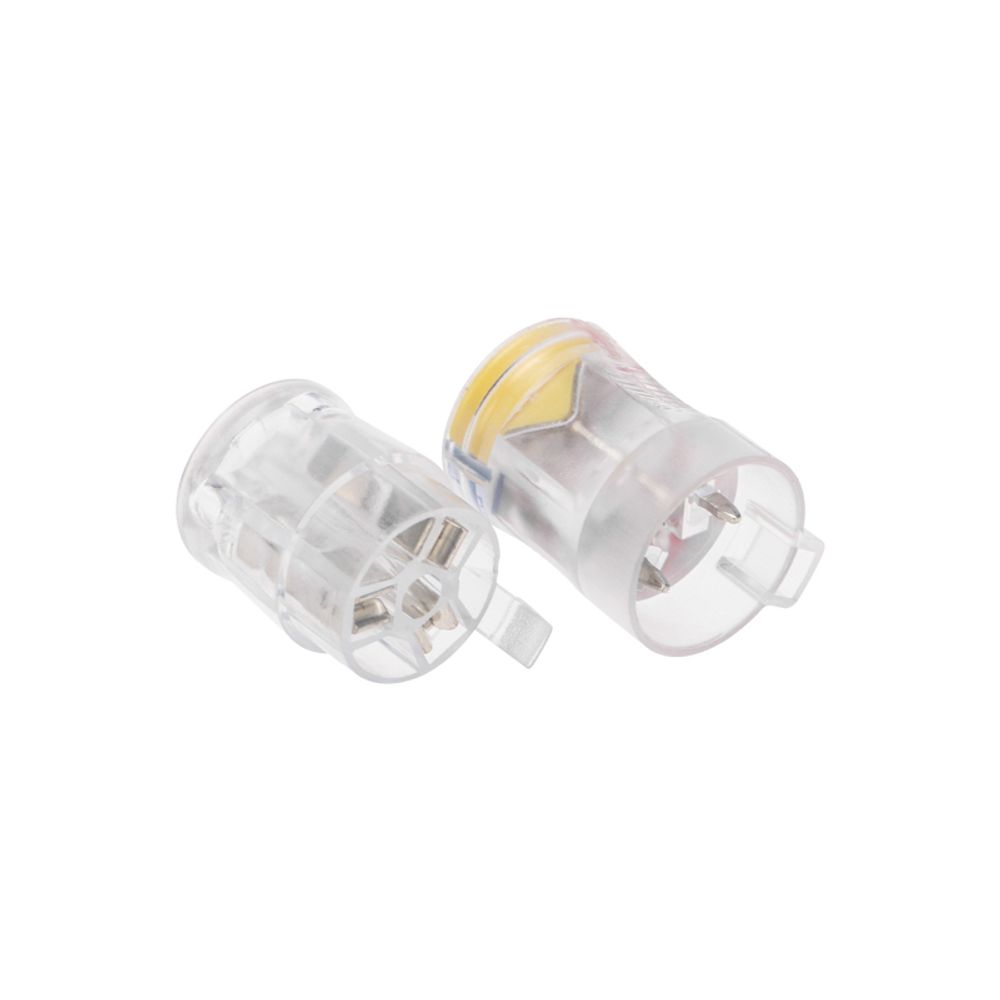 Экспресс-клемма СМК 2273-2x3R проходная разъемная 3 полюса 3х2-проводная 0,5-2,5мм² (50 шт/уп) REXAN