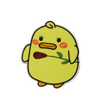 Значок деревянный (брошь)  Утка Мем Nice. Fire Pin