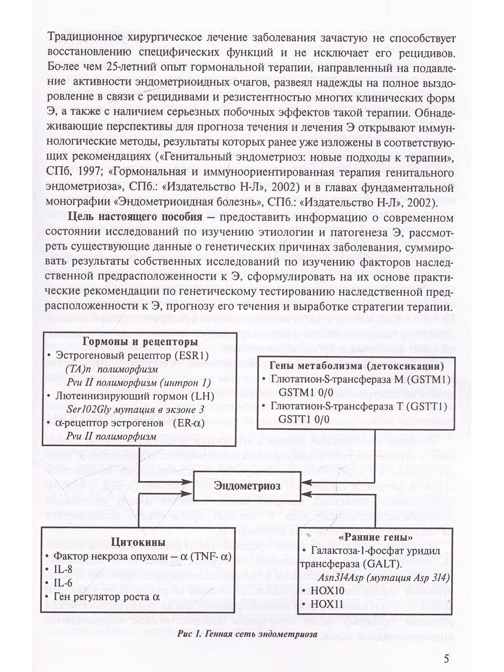 Генететические аспекты профилактики и лечения эндометриоза. Пособие для врачей