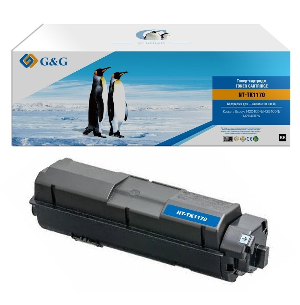 Картридж Тонер-картридж G&G,GG-TK1170 аналог Kyocera TK-1170 7.2k с чипом
