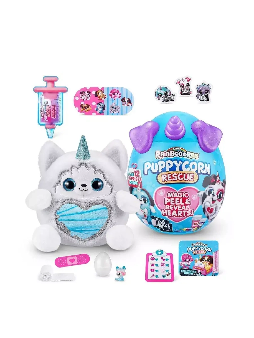 Мягкая игрушка сюрприз яйцо Rainbocorns Puppycorn Rescue