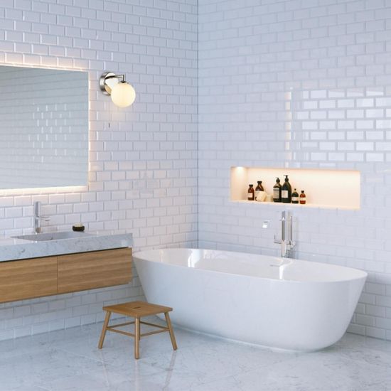 4565/1W VINTAGE LN22 000 хром, белый Бра с выключателем G9 1*40W IP44 220V PIPER