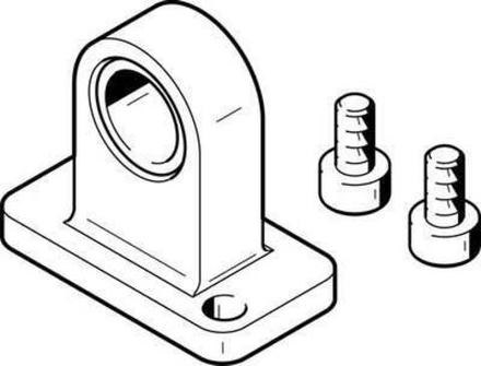 SZF-12 Фланец с осью