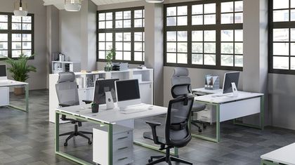 Офисная мебель на металлокаркасе: преимущества, особенности и выбор