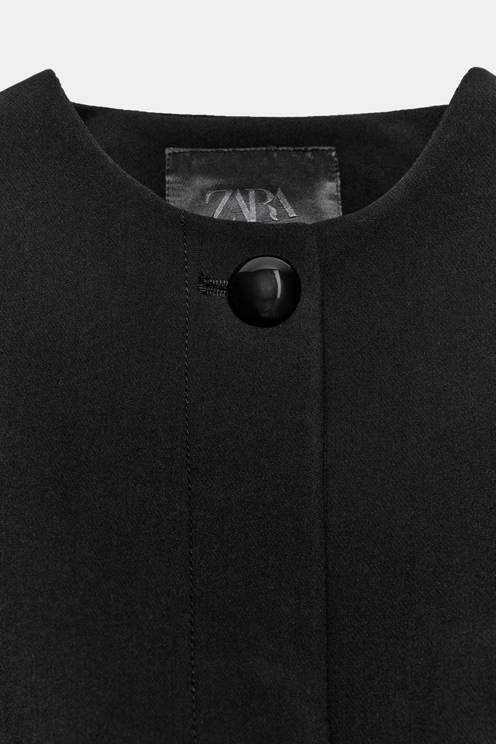ZARA УКОРОЧЕННЫЙ БЛЕЙЗЕР — ZW COLLECTIO, ЧЕРНЫЙ