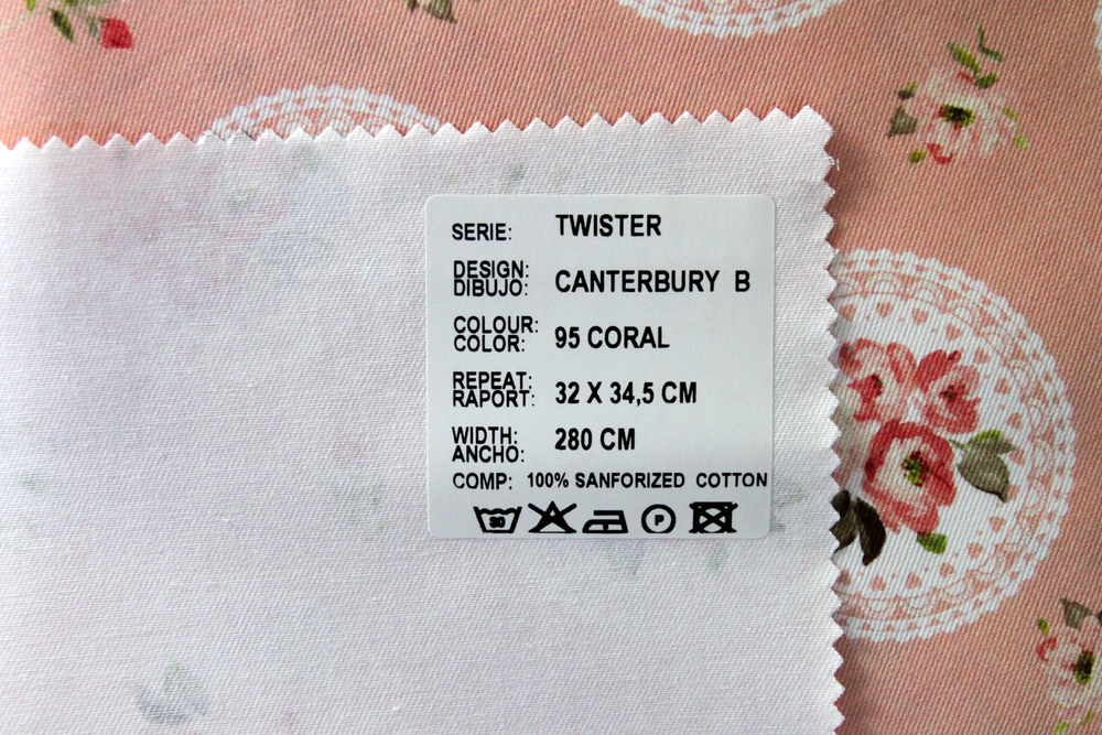 Терможаккард Twister Canterbury (Твистер Кантербери) B 95 coral