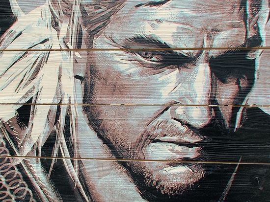 Картина на досках «The Witcher»