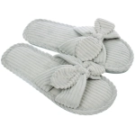 Тапочки женские домашние «COZY», цвет серо-голубой, р-р 38-39