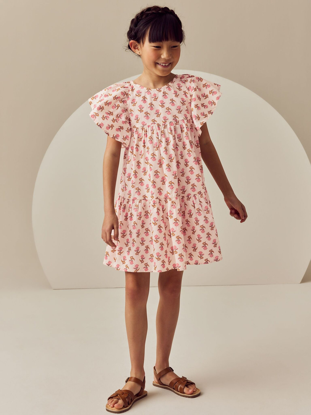 Платье для девочки Next E76-912, Розовый