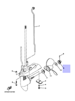 Гайка винта Yamaha 6L5456160000