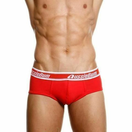 Мужские трусы хипсы красные AussieBum AB00236