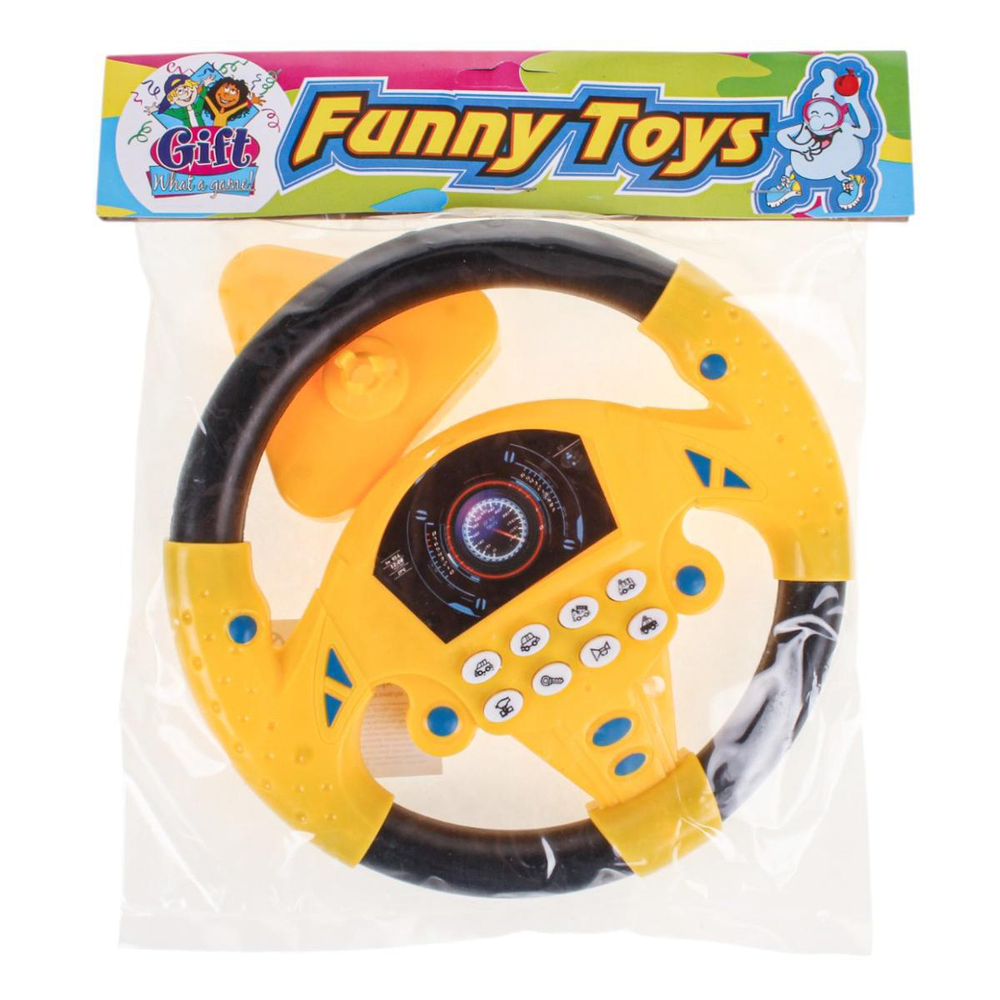 Руль музыкальный 24см, пакет 9084